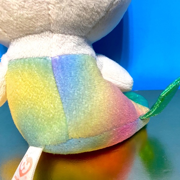 HELLO KITTY Ty BEANIE BABIES VTG 2013 RAINBOW MERMAID KITTY w/SPARKLY TAIL FIN - Picture 12 of 13